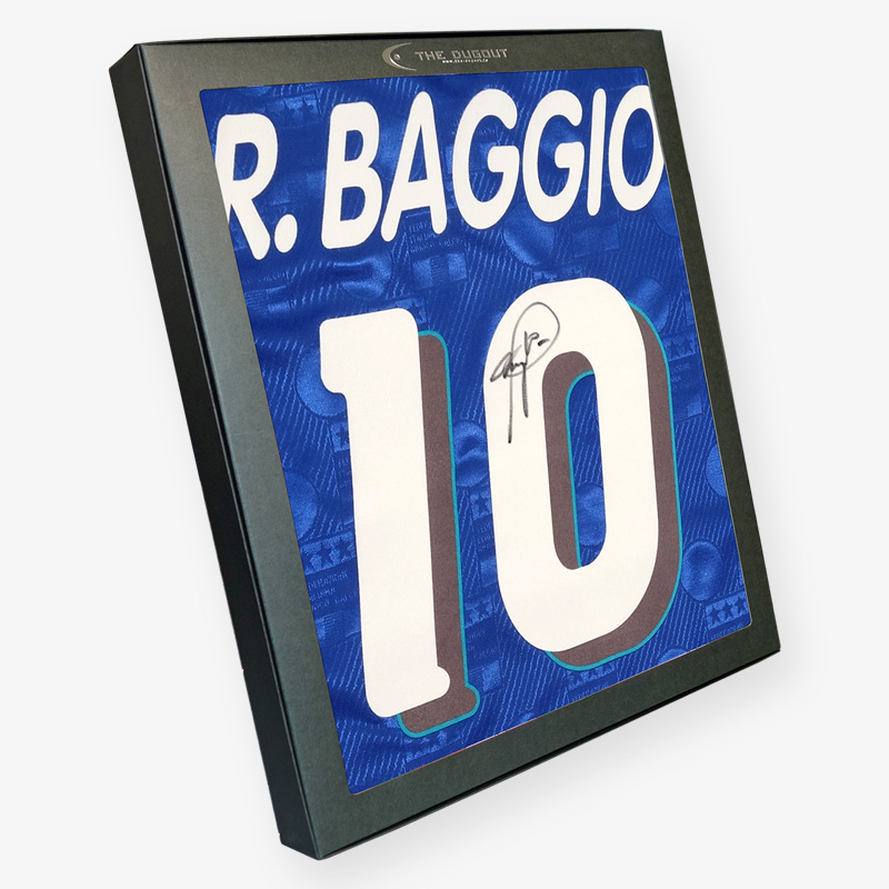 バッジョ直筆サイン入りイタリア代表1994ホームユニフォーム